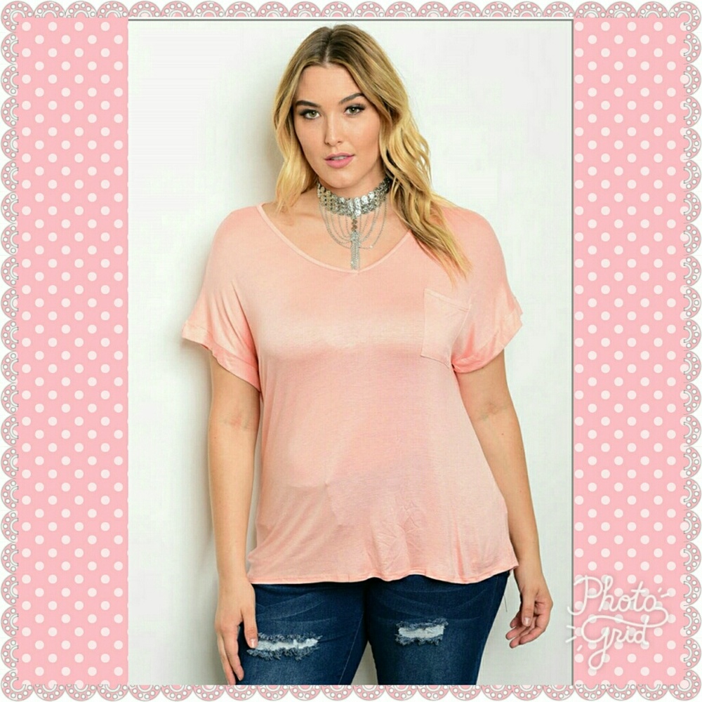 COPY - 🆕 PLUS SIZE SALMON TOP